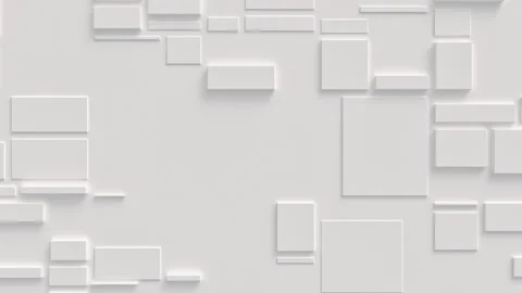 Random moving cubes. Motion background of blocks. Seamless loop animation Video stock 277166576