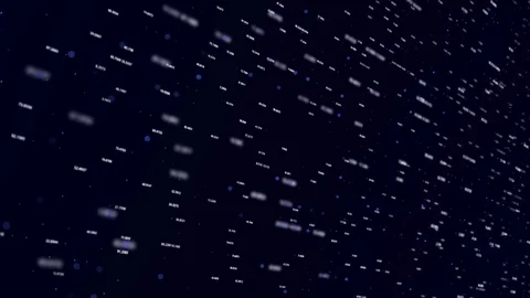 Random Numbers and Data Hi-Tech Background Stock Footage 75992154