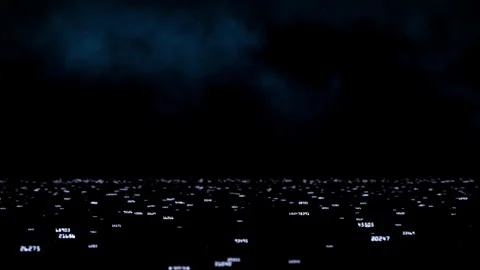 Random Numbers Field Stock Footage 281712999