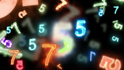 Digital Numbers Background Stock Video Footage | Royalty Free Digital ...
