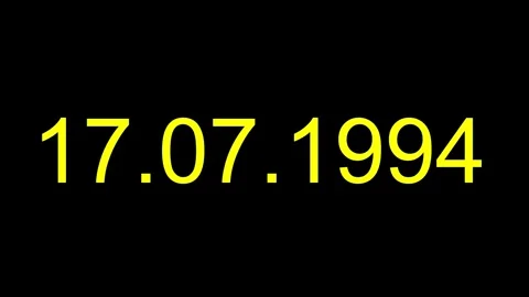 Random Numerical Date Stock Footage 240578589