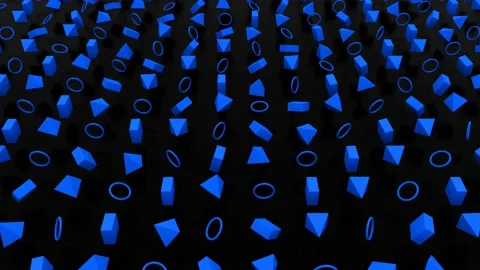 Random objects animation Stock Footage 101754577