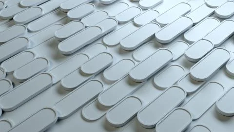 Random oblong geometry Ilustración de archivo