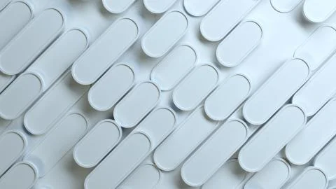 Random oblong geometry Stock Illustration