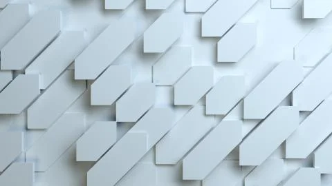 Random oblong geometry Stock Illustration