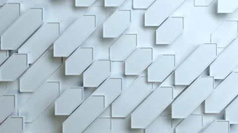 Random oblong geometry Stock Illustration