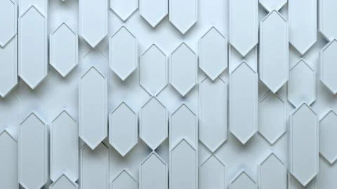 Random oblong geometry Stock Illustration