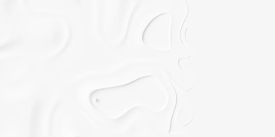 Random offset white fading out organic island shapes geometrical background w Stock Illustration