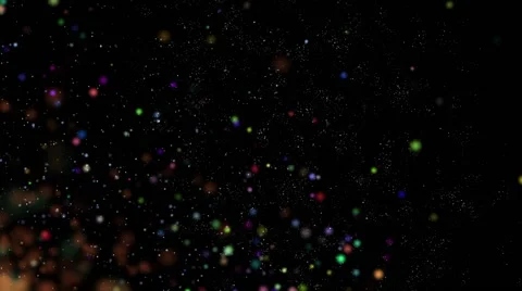 Random Particles Background Stock Footage 63611847
