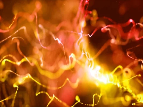 Random Particles Orange 스톡 동영상 73619261