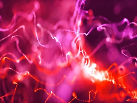 Random Particles Red Stock Footage 73619269