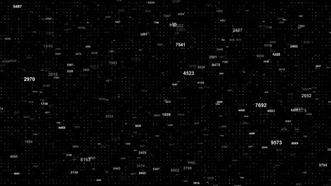 Random Parts of Corrupted, Science Binary Data Programming Code Background Stock Footage 337755924