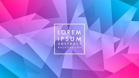 Random patch pattern vector illustration. Magenta pink blue purple multicol.. Illustrazione stock