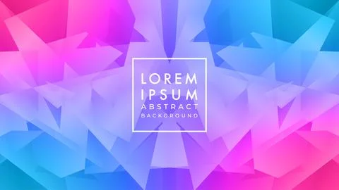 Random patch pattern vector illustration. Magenta pink blue purple multicol.. Ilustração Stock