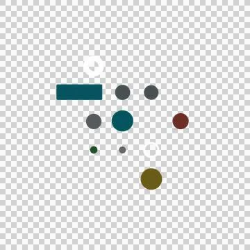 Random pattern illustration Illustrazione stock