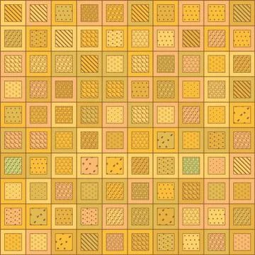 Random Pattern Mosaic Stock Illustration