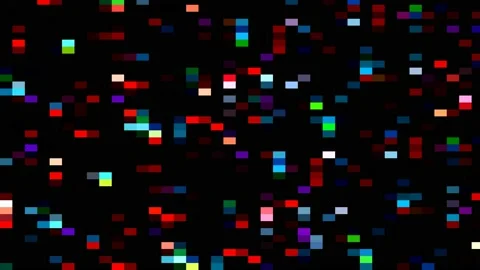Random Pixel Art Loopable Background Wal... | Stock Video | Pond5