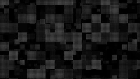 Random Pixel Square Dot Particle Code Board Technology Stockbeeldmateriaal 345643233