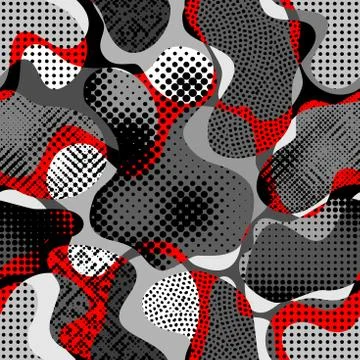 Random polka dot pattern Stock Illustration