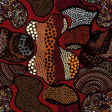 Random polka dot pattern Stock Illustration