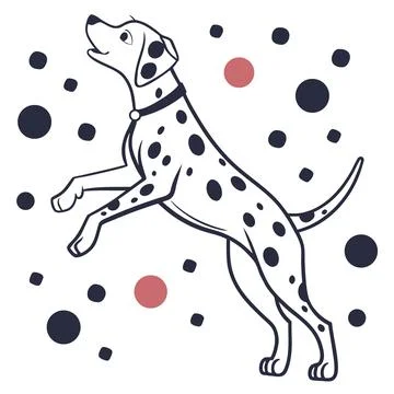 Random Polka Dot Texture Icon Vector Style White Illustrazione stock