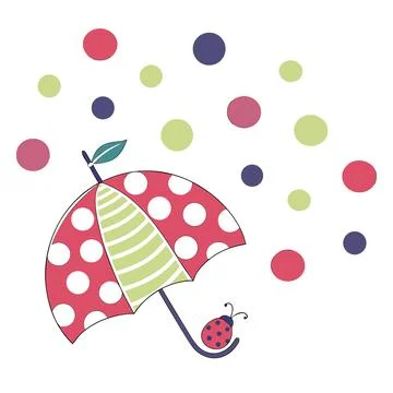 Random Polka Dot Texture Icon Vector Style White Illustrazione stock