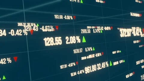Random prices with changes, wire frame in the background. Stock Footage 281337699