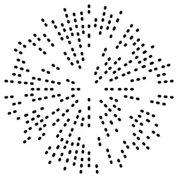 Random radial lines explosion effect. Radiating stripes circular pattern 스톡 일러스트