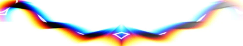Random Rainbow Flashy RGB Lense Abstract Graphic Assets for Designers Stock Illustration
