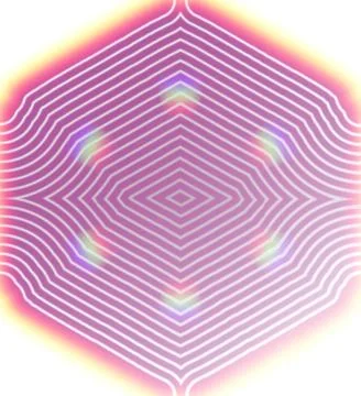 Random Rainbow Flashy RGB Lense Abstract Graphic Assets for Designers Stock Illustration