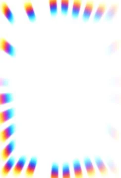 Random Rainbow Flashy RGB Lense Abstract Graphic Assets for Designers Stock Illustration