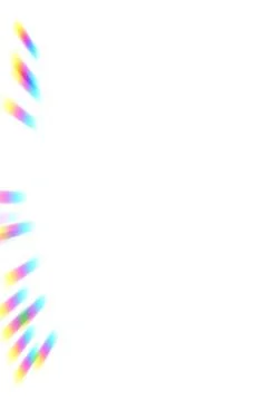 Random Rainbow Flashy RGB Lense Abstract Graphic Assets for Designers Stock Illustration