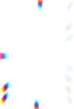 Random Rainbow Flashy RGB Lense Abstract Graphic Assets for Designers Stock Illustration