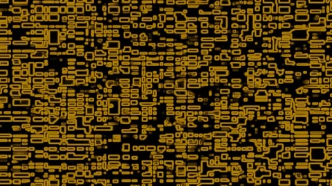Random Rectangle Block Abstract Data Disruption Stock Footage 298129067