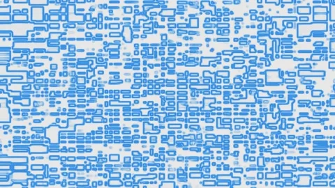 Random Rectangle Block Abstract Error Animation Video stock 298131779