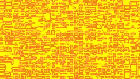 Random Rectangle Block Error Pattern Sequence Stock Footage 298136043