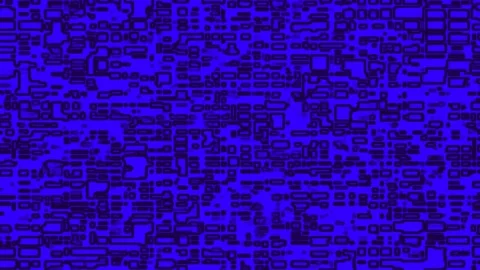 Random Rectangle Block Error Wave Animation Video stock 298136589