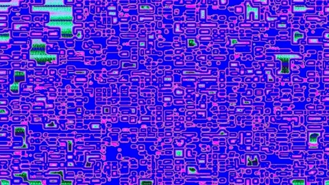 Random Rectangle Block Fragmented Pixel Flow Stock Footage 298139125