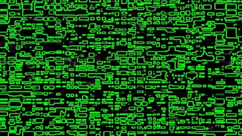Random Rectangle Block Glitch Realm Exploration Stock Footage 298137980