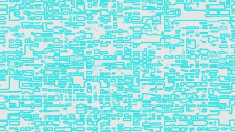 Random Rectangle Block Pixelated Distortion Dance Stock Footage 298131347