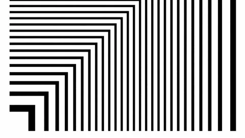 Random rectangular shapes with striped pattern motion on white background Stock Footage 149051993