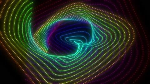 A random retro pattern generated by robotics Stock Footage 219385103