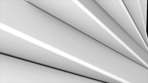 Random rotation rectangles - turning geometrical objects, 3d render computer Stock Footage 100654196