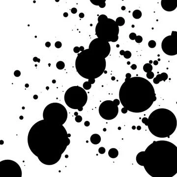 Random, scattered circles texture, pattern. Abstract background. Illustrazione stock