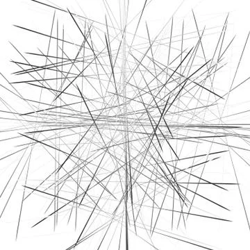 Random, scattered irregular lines abstract uncolored pattern 스톡 일러스트