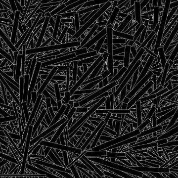 Random scattered rectangles - Overlapping rectangles abstract monochrome text Stock Illustration