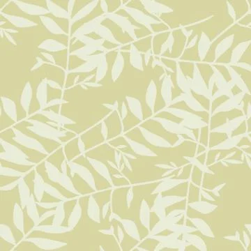 Random seamless pattern with branch leaves. Beige background with light folia 스톡 일러스트