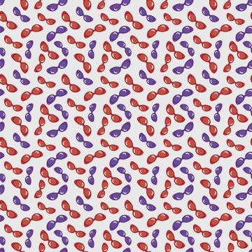 Random seamless sunglasses pattern for printing, textile. Stock Illustration