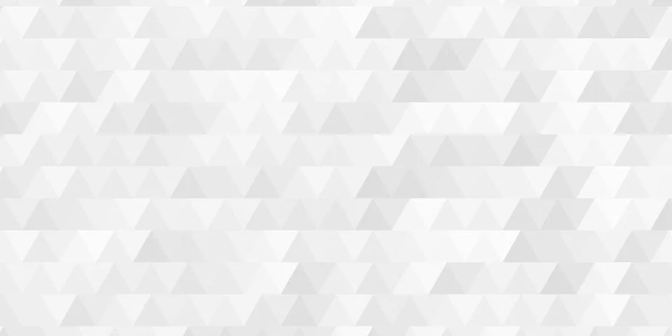 Random shaded small white triangle geometry background mosaic wallpaper banne Illustrazione stock