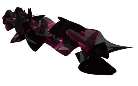 Random Shaped 3D Abstract stock photoAbstract, Shape, Three Dimensional, Cut Stock Illustration